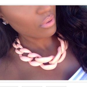 Coral Chunky Necklace